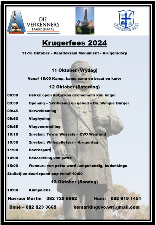 Paardekraal Krugerfees 2024